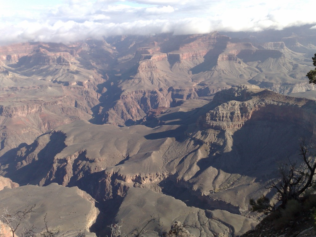 A view of the Grand Canyon South Rim