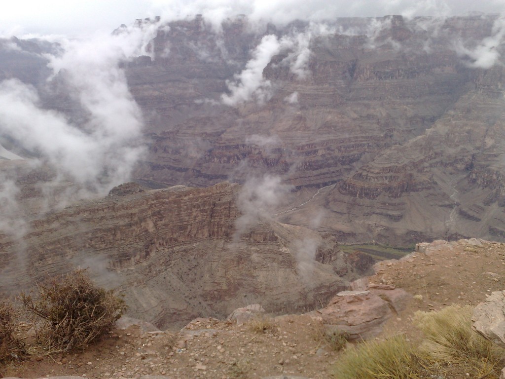 view near the Grand Canyon Skywalk - the West Rim