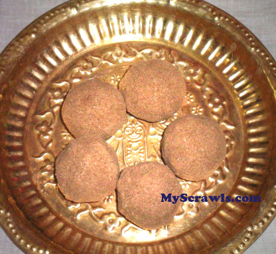 Wheat flour ladoo | Godhumai laddoo | Godhi laddu