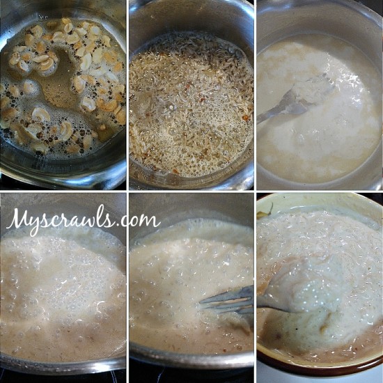 Rice Kheer preparation