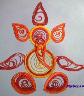 Quilling Ganesha