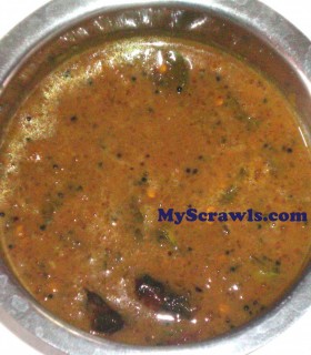 Pulikachal | Puliogare mix (Gojju)