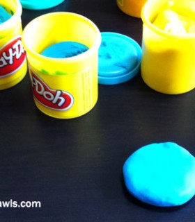 Making-of-play-dough-ganesh-idol-step1