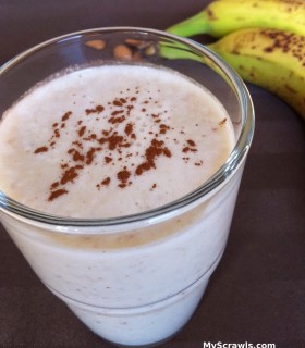 Banana Almond smoothie