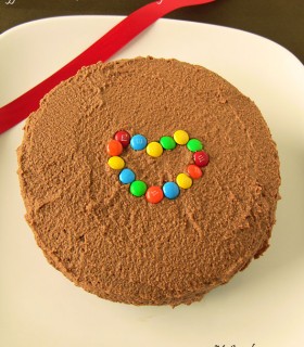 Eggless Chocolate cake
