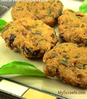 Keerai Vadai